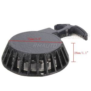 Mini moto en métal noir, démarrage facile par tirette, pour moteurs de mini quads, de motos tout-terrain de 49 cm3 - Product Image 3