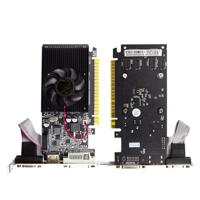 AIBOMAN GT610 1G/2G DDR3 Video Card NVIDIA Geforce Graphics Card PCIE X16 2.0 HD DVI VGA 1800Mhz 64Bit GPU Computer Video Cards