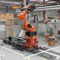 Rail linéaire de robot GUDEL ZP-2 de haute précision avec robot industriel KUKA pour la manutention et le positionnement