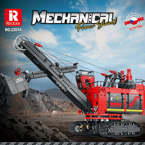 Zhenzhuan 22014 Electric Shovel Excavator <b>Building</b> <b>Blocks</b> Remote Control Toy For Boys 2968 Pieces - Product Image 3