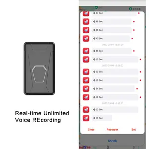 Grabadora de Audio Gsm para llamadas Gprs, dispositivo de seguimiento Gps, antirrobo de voz, el más pequeño del mundo