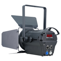 Projecteur LED Fresnel professionnel 200W zoomable, rendu des couleurs élevé Ra97, température de couleur bicolore réglable 2700K-6500K