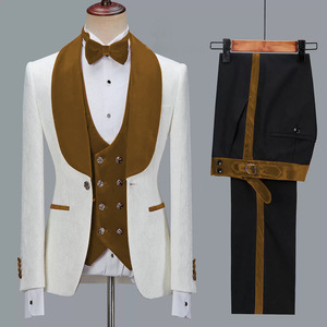 <span class=keywords><strong>Costume</strong></span> <span class=keywords><strong>trois</strong></span> pièces pour homme, coupe ajustée, <span class=keywords><strong>costume</strong></span> professionnel pour homme, <span class=keywords><strong>costume</strong></span> de mariage, vêtements de témoin et pantalon, <span class=keywords><strong>gilet</strong></span> - Product Image 2