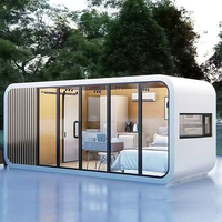 Maison de conteneur modulaire préfabriquée en acier, écologique, légère, anti-corrosion, imperméable, contemporaine, en kit, 20/40 pieds, pour bureau