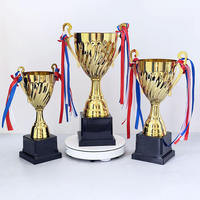 Trophées personnalisés pour événements sportifs, trophée de champion en métal doré, trophée de récompense