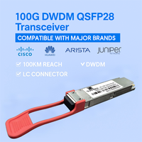 Module émetteur-récepteur 100G QSFP28 DWDM | Portée de 100km | Connecteur LC duplex