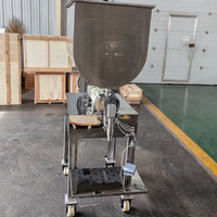 Machine de remplissage semi-automatique de pompe à lobes rotative d'acier inoxydable de rendement élevé direct d'usine avec la trémie d'agitation