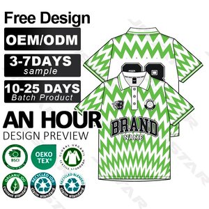 Wholesale <strong>Men's</strong> <strong>Polo</strong> <strong>Shirts</strong> High Quality Digital Pritining Golf <strong>Polo</strong> Breathable <strong>Green</strong> Striped <strong>Polo</strong> T-<strong>Shirts</strong> - Product Image 2