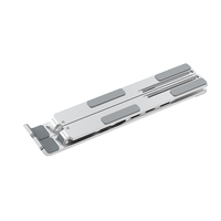 Support portable ergonomique pliable pour ordinateur portable, réglable multi-angles, en aluminium
