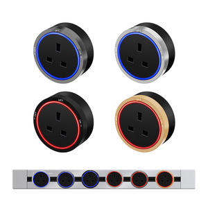 Nuevo Enchufe de Corriente <span class=keywords><strong>Eurob</strong></span>, Enchufe Adaptador Estándar Británico Extraíble Inalámbrico con Luz LED Azul - Product Image 5