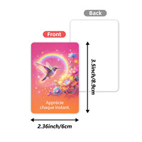 36 Carte Oracolo Energetico di Animali Fantastici Francesi con Citazioni Ispiratrici, Carte per Messaggi di Affermazione e Articoli di Cancelleria per il Journaling