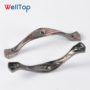 Modern <strong>Gold</strong> Zinc Alloy Kitchen Cabinet <strong>Door</strong> Pull 96mm Size Drawer Handle <strong>Knobs</strong> VT-01.060 for Wardrobe and Dresser Use - Product Image 3