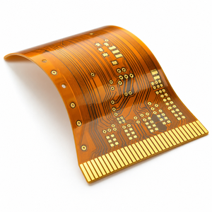 Placa FPC sin Adhesivo, Flexible, de 2 Capas, 2L FCCL, Poliimida, ENIG, Gold Finger, Paso Fino, Personalizada, OEM - Product Image 3