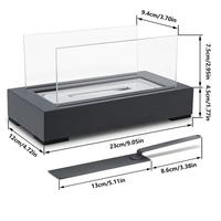 Haute qualité Tischkamin Portable éthanol cheminée Table Top cheminée table foyer alcool bioéthanol cheminée