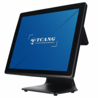 TCANG Système de point de vente tout-en-un avec écran tactile de 17 pouces, caisse enregistreuse, point de vente pour commerce de détail, salon de beauté