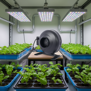 Ventilador de Conducto en Línea de 203 CFM y 4 Pulgadas, Ventilador de Circulación de Aire para Hidroponía, Sótanos y Cocinas - Product Image 2