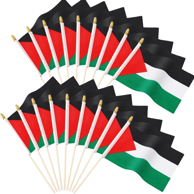 National Country Flag 3x5ft Outdoor American Mini Handheld Flags-Customizable Digital Printed Portable Polyester Wood Flagpole