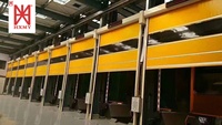 Porte rapide imperméable pour entrepôt, ouverture intelligente par radar, volet roulant en PVC