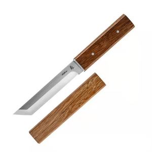มีดพกพา Kikuta KT003 แบบปรับแต่งได้ ใบมีดเหล็กกล้าไร้สนิม ด้ามไม้ สำหรับใช้งานกลางแจ้ง พร้อมปลอกมีด  OEM 1 - Product Image 1
