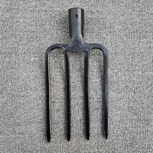 Tête de fourche <span class=keywords><strong>à</strong></span> <span class=keywords><strong>4</strong></span> <span class=keywords><strong>dents</strong></span> haute résistance pour <span class=keywords><strong>fumier</strong></span>, foin et terre, en acier soudé - Product Image 1