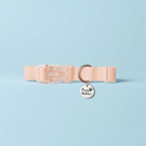 Collier pour chien de taille S, motif uni moderne, style élégant et luxueux, imperméable en PVC, fermeture à boucle réglable, design personnalisé et durable - Product Image 1