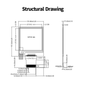 1.54-inch <strong>E</strong>-<strong>paper</strong> Ink <strong>Screen</strong> 1.54-inch 152x152 Black and White EPD <strong>E</strong>-<strong>paper</strong> Ink <strong>Screen</strong> - Product Image 5