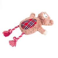 Jouets créatifs pour chiens en peluche en forme de vache laitière, sans rembourrage, jouets à mâcher pour animaux de compagnie