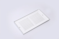 Grille d'aération carrée en acier HVAC RA0804 - Design moderne, grille de diffusion d'air durable pour murs latéraux et ateliers