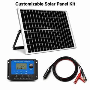 โรงงาน OEM ODM แผงโซลาร์เซลล์แบบกระจกลามิเนต 40W 18V พร้อมตัวควบคุม MPPT สำหรับกล่องไฟโฆษณา - Product Image 4