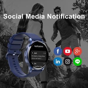 Montre connectée ronde AMOLED étanche 1ATM avec suivi de la forme physique, suivi du rythme cardiaque et du sommeil, assistant vocal IA et fonction de réponse aux appels - Product Image 6