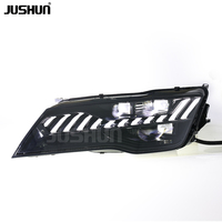Ensemble de phares JUSHUN pour Audi A7 11-14, phares à LED, modification RS7, nouveau lentille LED, feux de jour