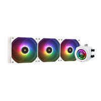 Thermalright Core Vision 360 ARGB RGB LED 12V PW Refroidisseur de refroidissement liquide 4Pin Châssis en plastique PC Matériel Air Type CPU Ventilateur
