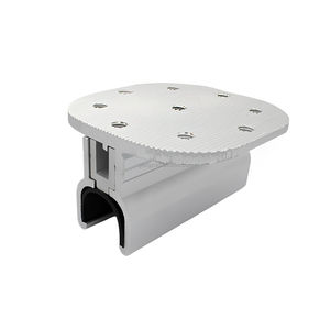 Supports de montage solaire <span class=keywords><strong>pour</strong></span> toit ondulé en acier inoxydable Pince de toit en <span class=keywords><strong>tôle</strong></span> trapézoïdale Crochets de montage solaire en aluminium - Product Image 4