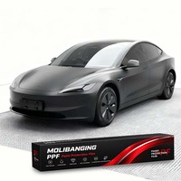 Film de protection de peinture OEM Stealth Black Matte TPU PPF auto-réparateur, hydrophobe, réduction de la réflexion, finition satinée
