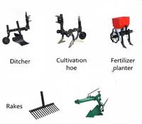 Matériel agricole de haute qualité, modèle 180, cultivateur agricole de 9 ch, mini-motoculteur, moteur diesel, charrue, cultivateurs