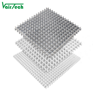 Bất kỳ kích thướ<span class=keywords><strong>c</strong></span> hình dạng trứng Thùng lưới tản nhiệt 90/45 độ nhự<span class=keywords><strong>a</strong></span>/Nhôm trở lại không khí lưới tản nhiệt Trần xả không khí lưới tản nhiệt - Product Image 1