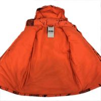 Veste de chasse coupe-vent isolée de camouflage orange tactique pour hommes