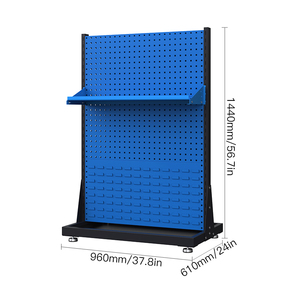 Phần cứng hiển thị giá kệ công cụ hiển thị giá bán buôn kho lưu trữ Kệ treo tường Pegboard lưu trữ giá - Product Image 3