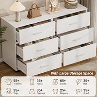Ensemble de tiroirs de rangement autoportants modernes en bois à poser au sol, grande capacité, ajustables et portables, pour chambre à coucher, en MDF, pour hôtel