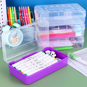 Estuche para Lápices SUNSHING de Gran Capacidad con Tapa de Cierre a Presión, Estuche Rígido para Lápices de Colores Estéticos, Organizador para Suministros de Oficina y Hogar - Product Image 1