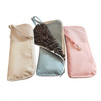 Housse de parapluie en chenille absorbante pour la maison, sac de rangement pliable pour parapluie