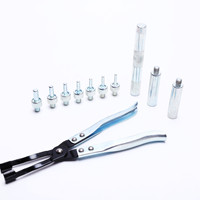 Kit de 11 Pièces pour l'Installation et le Retrait des Joints d'Huile de Soupape, Ensemble de Pinces en Acier Allié pour la Réparation Automobile