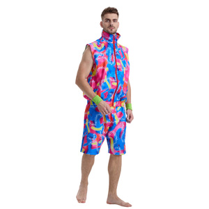 Costume da Hippie per Ragazzi XJ, Travestimento per Feste di Halloween, Outfit Sportivo Anni '80, Costume da Pattinatore, Costume da Bagno - Product Image 5