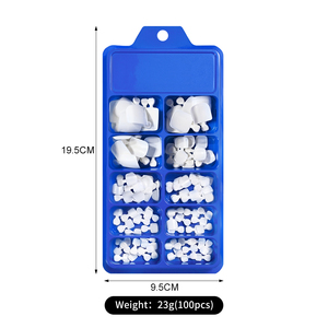 100 Pièces/Boîte <span class=keywords><strong>Faux</strong></span> Ongles d'Orteils Couvrants Blanc Transparent à Coller, Embouts d'Art d'Ongles <span class=keywords><strong>de</strong></span> Pieds Artificiels en Acrylique, Outils <span class=keywords><strong>de</strong></span> Manucure - Product Image 6