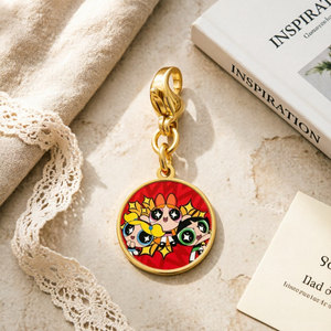Bracelet à breloques italien en acier inoxydable avec personnages <span class=keywords><strong>de</strong></span> dessins animés classiques d'anime 3 policiers, breloques à clipser et pendentif queue <span class=keywords><strong>de</strong></span> homard - Product Image 6