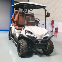 Carrito de Golf Eléctrico para 6 Pasajeros, Cabina Espaciosa, Asientos Cómodos, Carrito Utilitario de 4 Ruedas para Alquiler en Complejos Turísticos