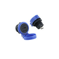 Connecteur USB C Femelle Blindé IP67 Haute Vitesse, Port USB 3.0 3.1 Type C