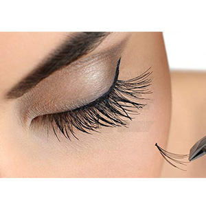 Juego de 4 Pinzas para Cejas y Pestañas de Acero Inoxidable con Punta Inclinada, con Estuche de Cuero y Acabado Espejo - Product Image 3