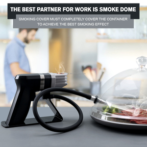Kit Portatile per Affumicatura a Bolle con Batteria, Pistola per Affumicare Carne per BBQ, Uso Domestico e All'aperto, Elettrodomestico da Cucina - Product Image 1