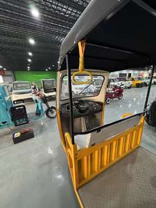 Tuk-tuk électrique de tourisme de haute qualité en acier ouvert, véhicule de navettage hôtelier pour passagers, <span class=keywords><strong>taxi</strong></span> - Product Image 3